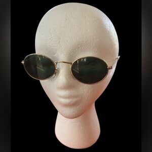 Vintage Round Gold metal frame Sunglasses